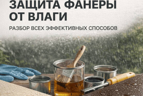 Защита фанеры от влаги: разбор всех эффективных способов